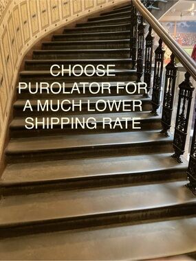 Cheaper shipping by Purolator!